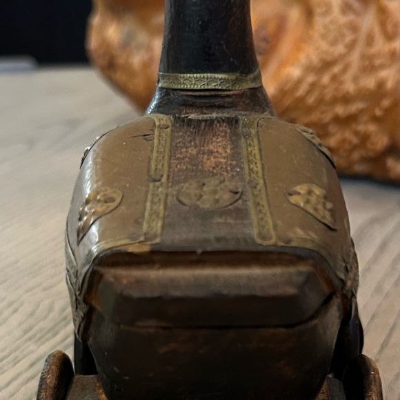 VINTAGE Hand-Crafted Wooden, Brass and Copper Duck with Hidden Compartment - Picture 7 of 9